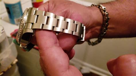 rolex stainless steel bracelet scratches|removing scratches from Rolex bracelet.